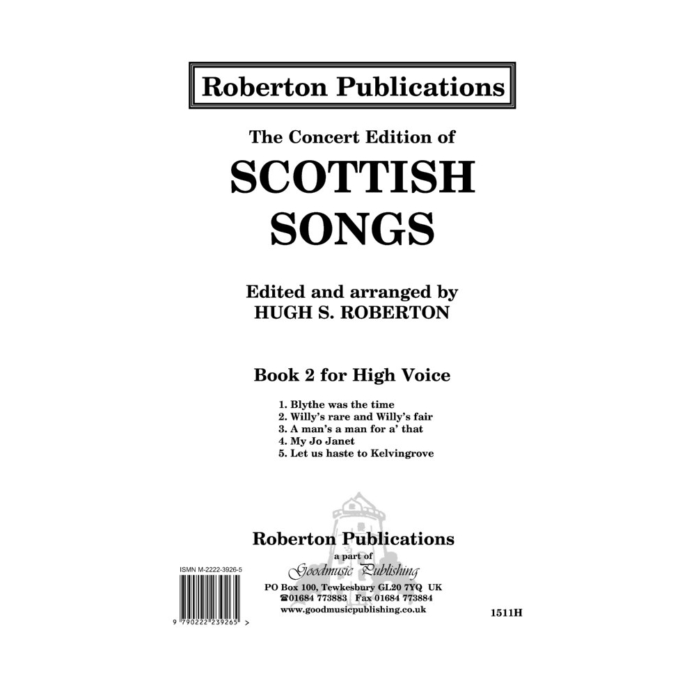 The Concert Edition of Scottish Songs, Book Two