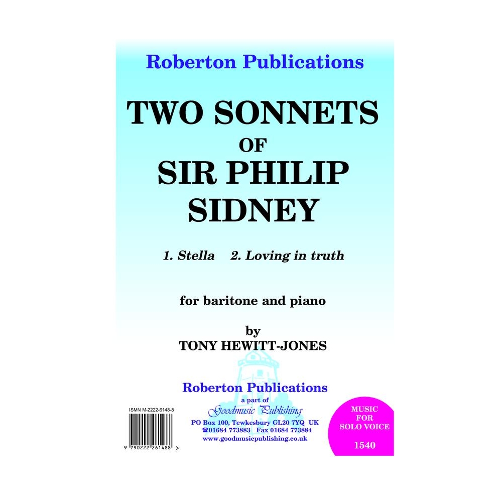 Hewitt-Jones, Tony - Two Sonnets of Sir Philip Sidney