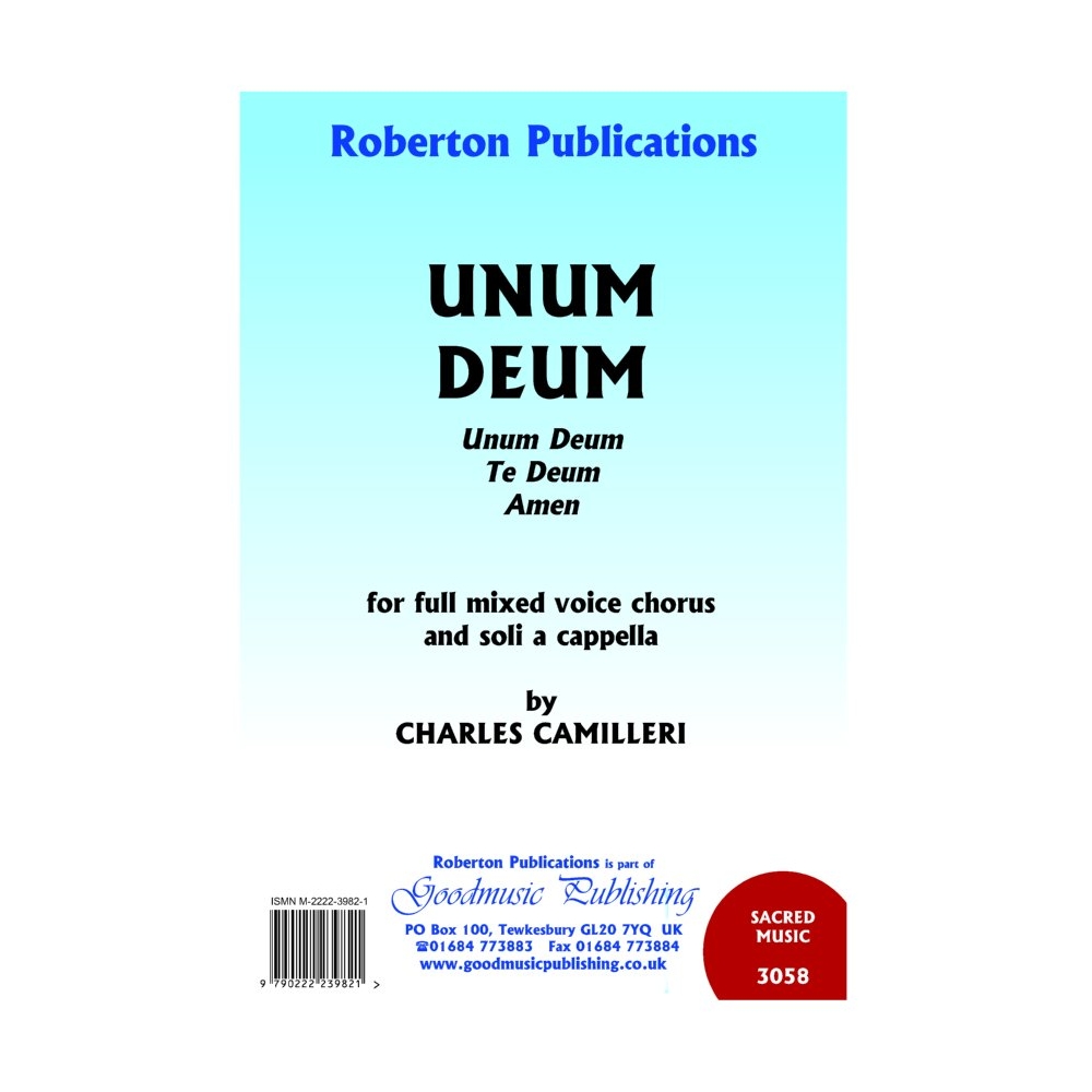 Camilleri, Charles - Unum Deum, Te Deum & Amen
