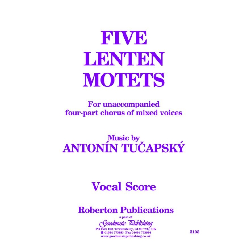 Tucapsky, Antonin - Five Latin Motets