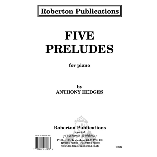Hedges, Anthony - Five...