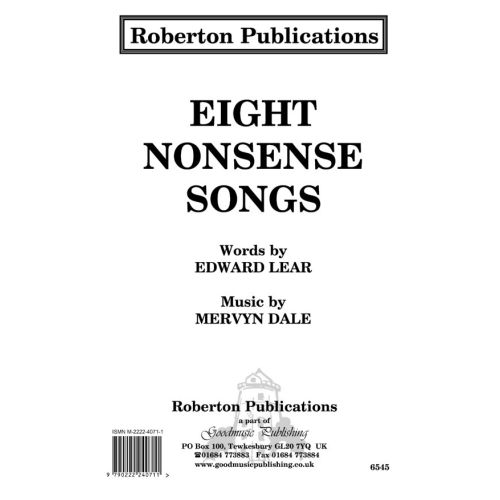 Dale, Gordon - Eight Nonsense Songs