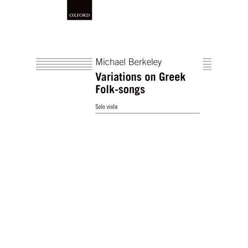 Berkeley, Michael - Variations on Greek Folk-songs