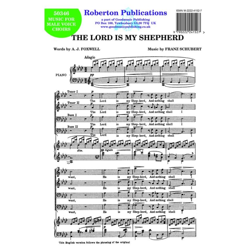 Schubert, Franz - The Lord is My Shepherd