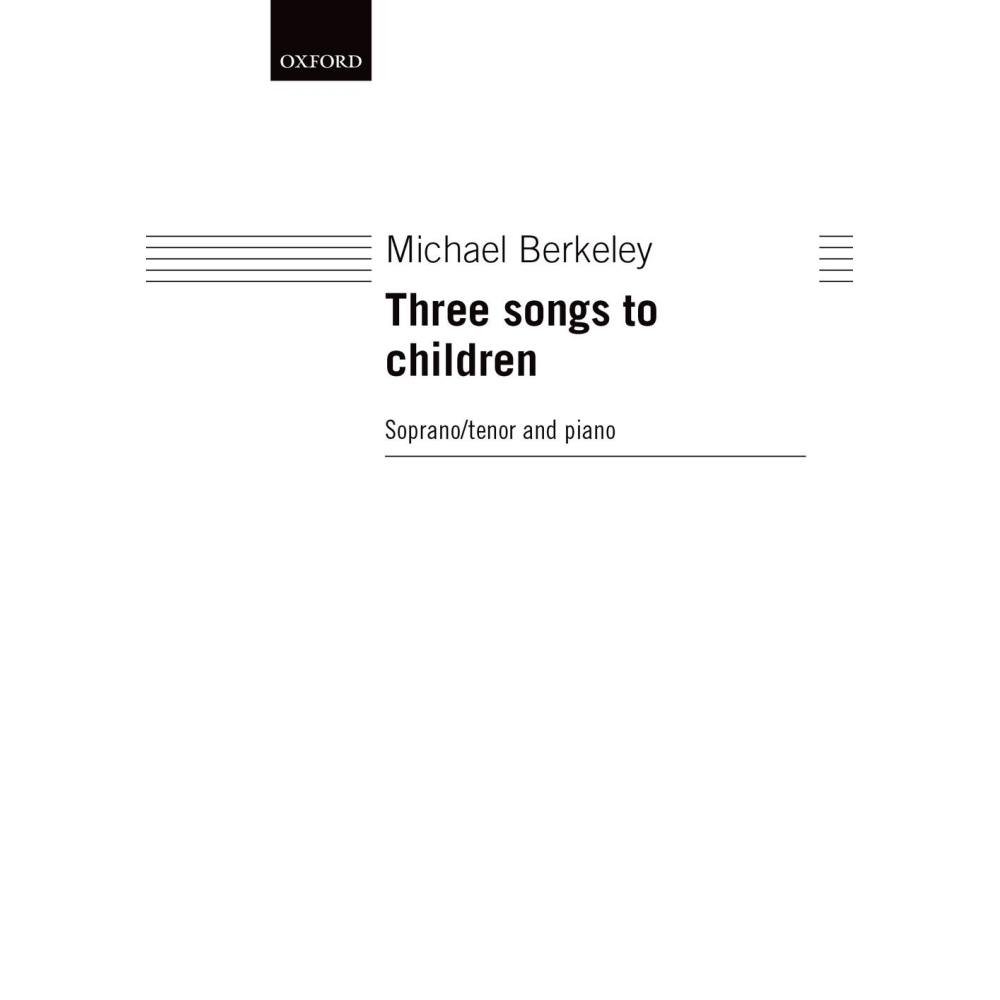 Berkeley, Michael - Three songs to children