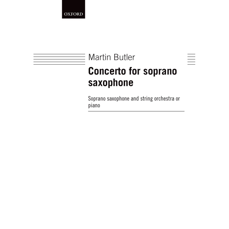 Butler, Martin - Concerto for soprano saxophone