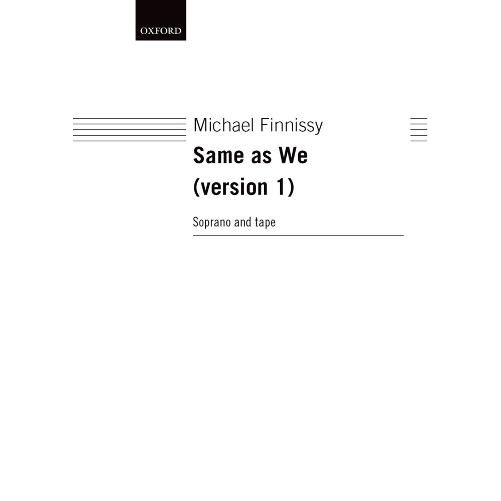 Finnissy, Michael - Same as We (version 1)