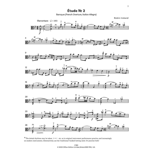 Ireland, Robin - Concert Etudes for Viola