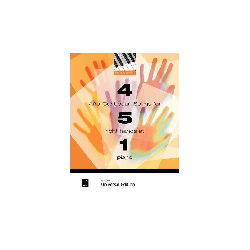 4 Afro-Caribbean Songs for 5 Right Hands at 1 Piano