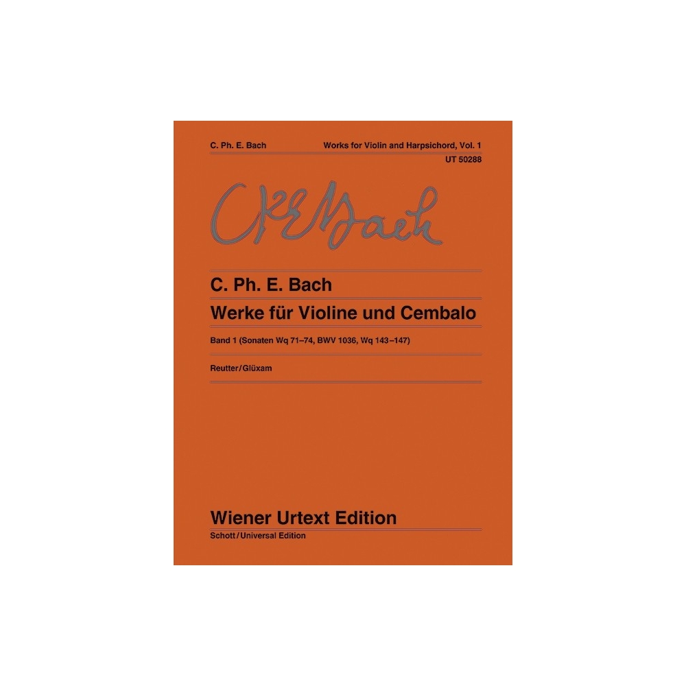 Bach, C. P. E - Works for violin and harpsichord Vol. 1