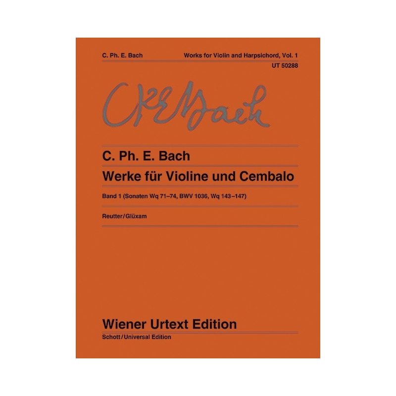 Bach, C. P. E - Works for violin and harpsichord Vol. 1