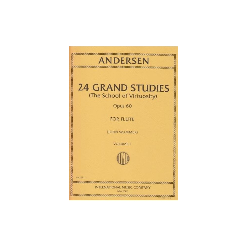 Andersen, Joachim - 24 Grand Studies, Op. 60: Volume 1 - for Flute