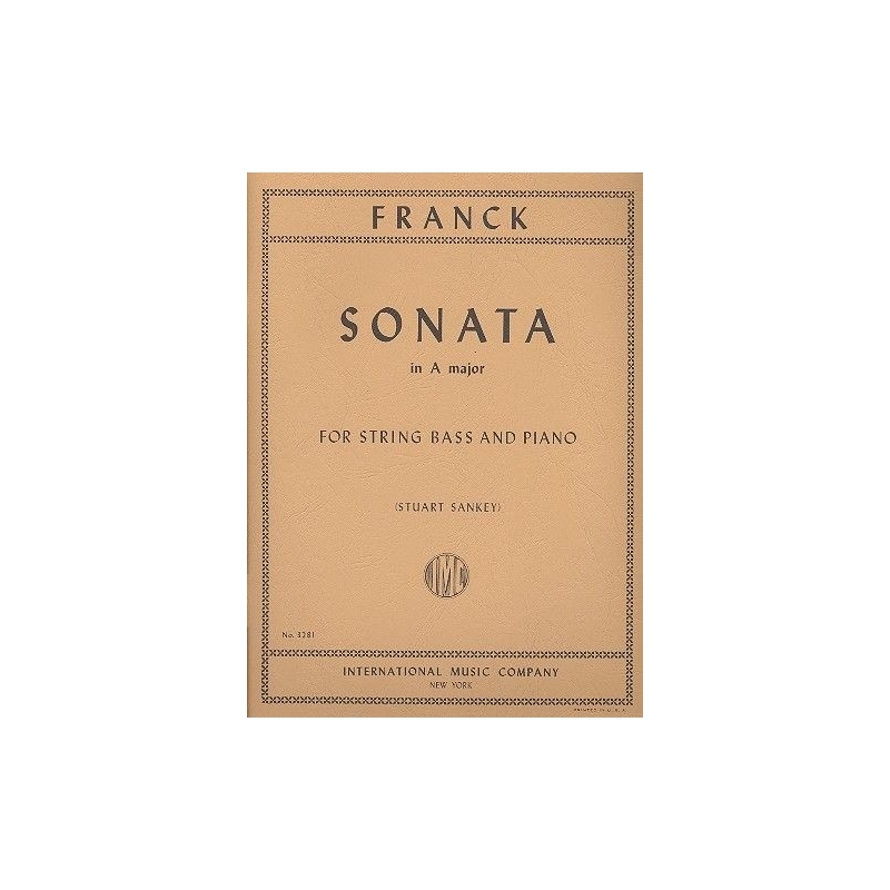 Franck, Michael - Sonata in A minor for Double Bass and Piano