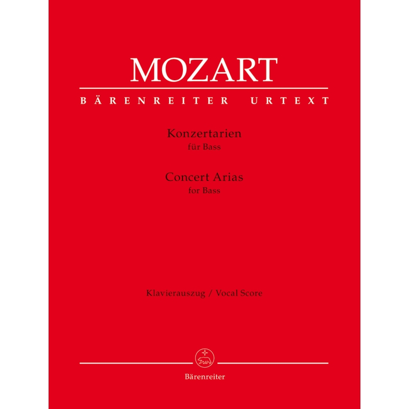 Mozart, W A - Concert Arias for Bass Voice