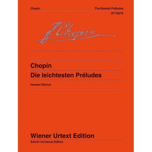 Chopin, Frédéric - The Easiest Preludes op. 28 Nr.4,6,9,15,7,20