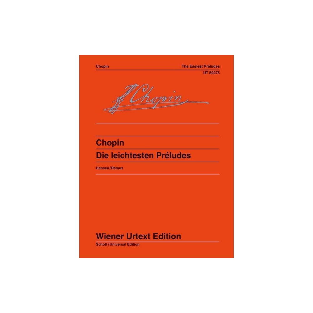 Chopin, Frédéric - The Easiest Preludes op. 28 Nr.4,6,9,15,7,20