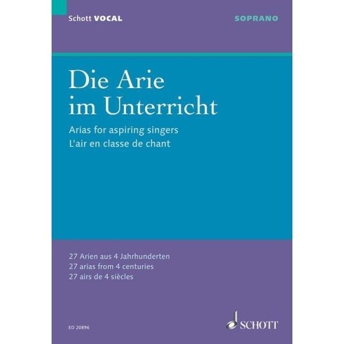 Die Arie im Unterricht (Soprano)