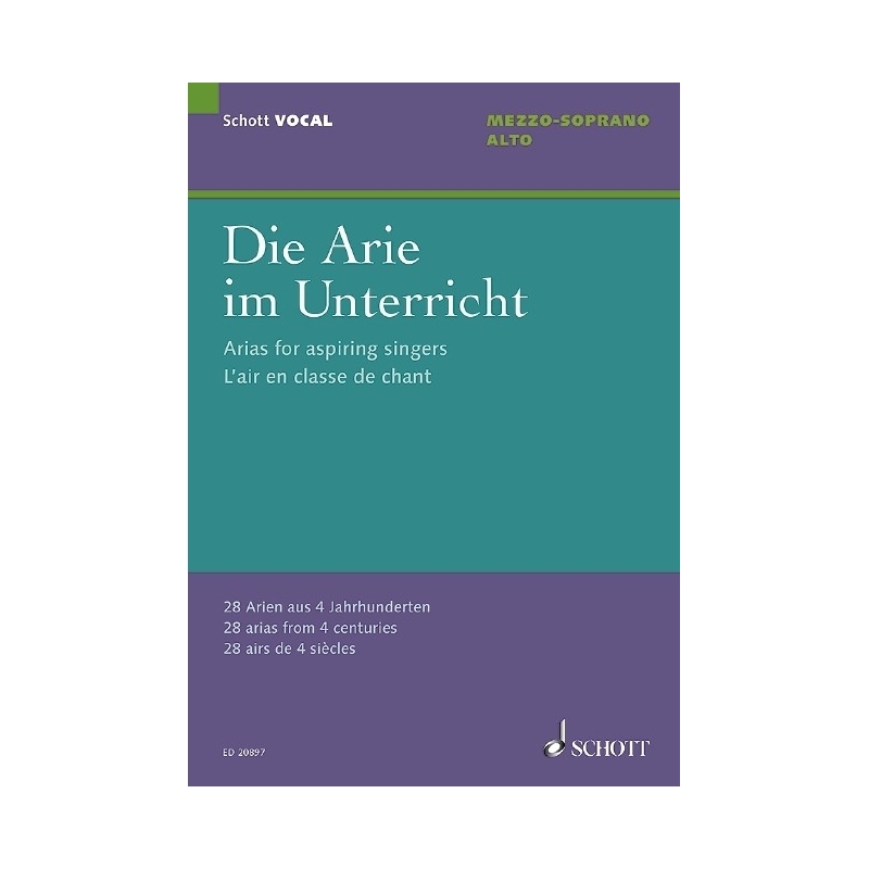 Die Arie im Unterricht (Mezzo-Soprano or Alto)