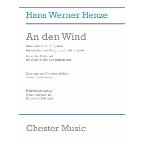 Henze, Hans Werner - An Den...