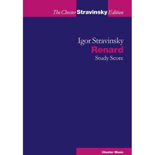 Igor Stravinsky: Renard Study Score