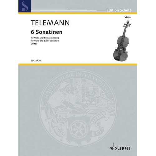 Telemann, G P - Six Sonatinas