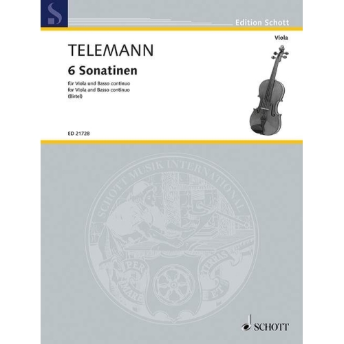 Telemann, Georg Philipp - Six Sonatinas 