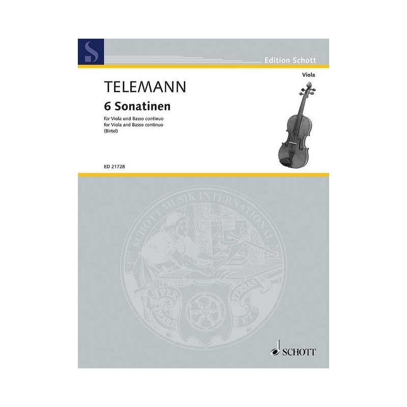 Telemann, G P - Six Sonatinas
