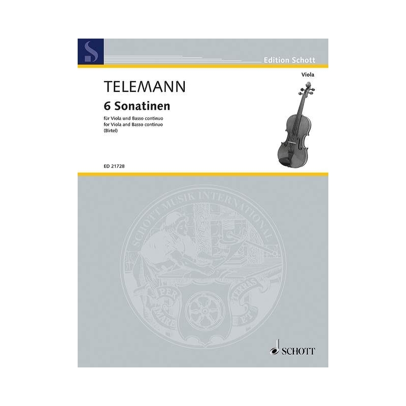 Telemann, Georg Philipp - Six Sonatinas 