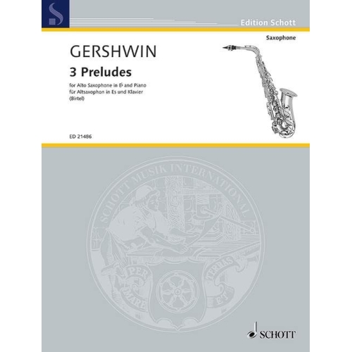 Gershwin, George - Three Preludes (Sax)