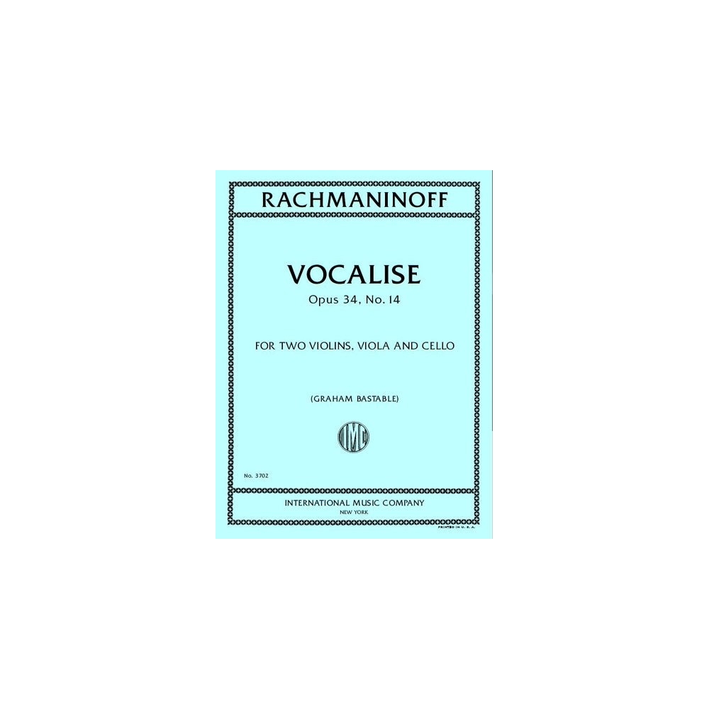 Rachmaninoff, Sergei - Vocalise op.34/14