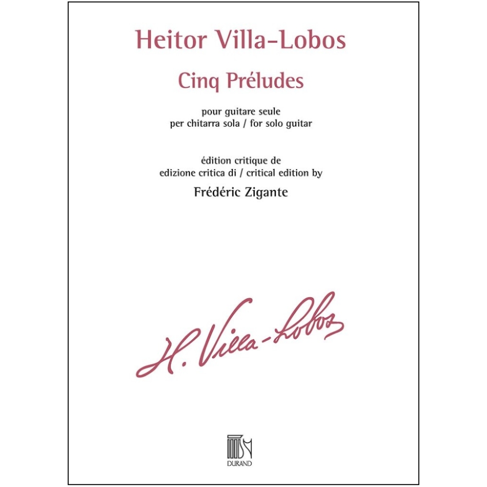 Villa-Lobos, Heitor - Cinq preludes