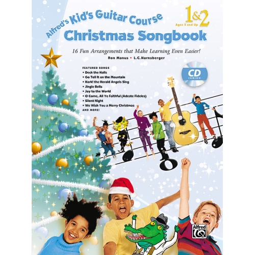 Alfred's Kid's Guitar Course Christmas Songbook 1 & 2