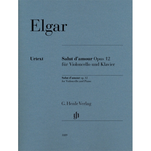 Elgar, Edward - Salut d'amour op. 12 for Violoncello and Piano