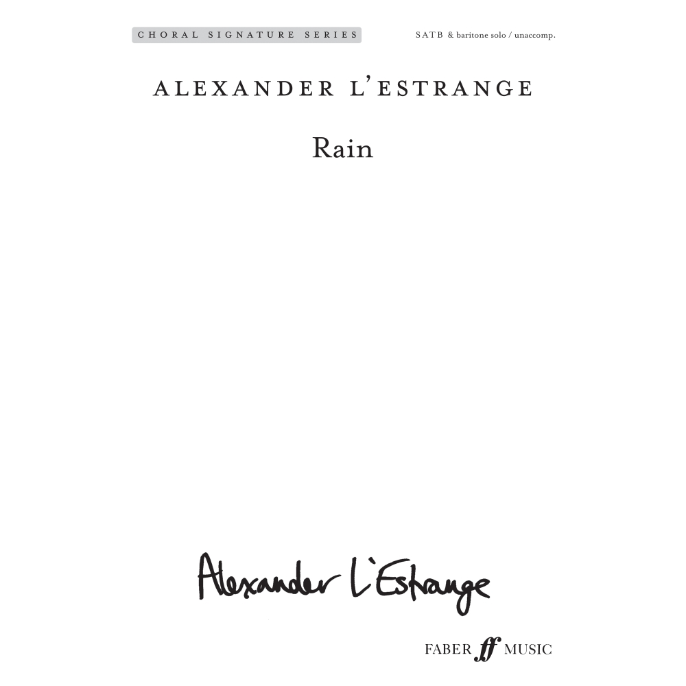 L'Estrange, Alexander - Rain