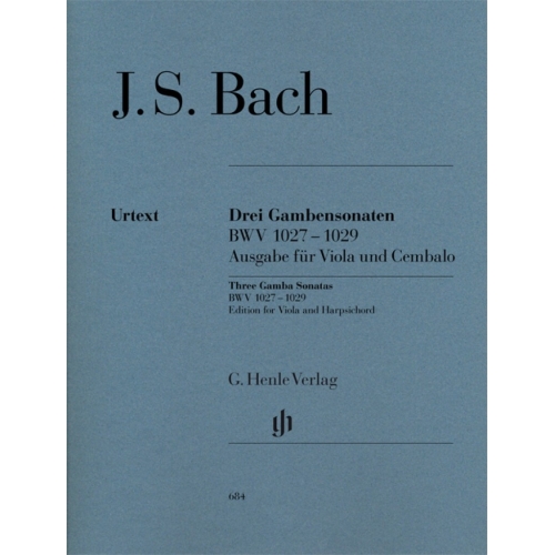 Bach, J.S - Three Gamba Sonatas BWV 1027-1029