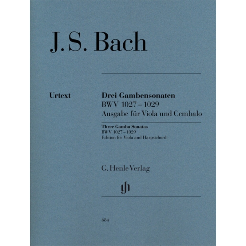 Bach, J.S - Three Gamba Sonatas BWV 1027-1029