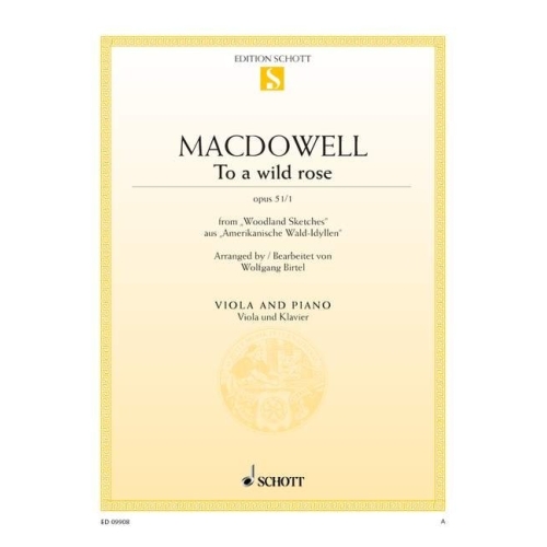 Macdowell, Edward - To a Wild Rose Op51 Nº1