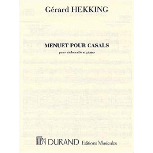 Hekking, Gérard - Menuet...