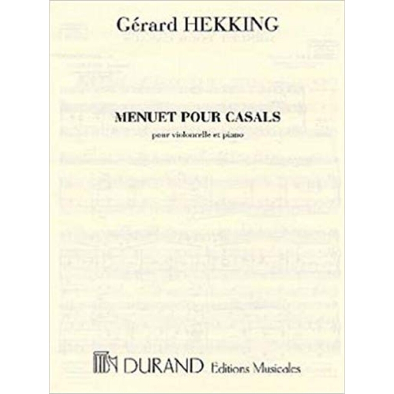 Hekking, Gérard - Menuet Pour Casals