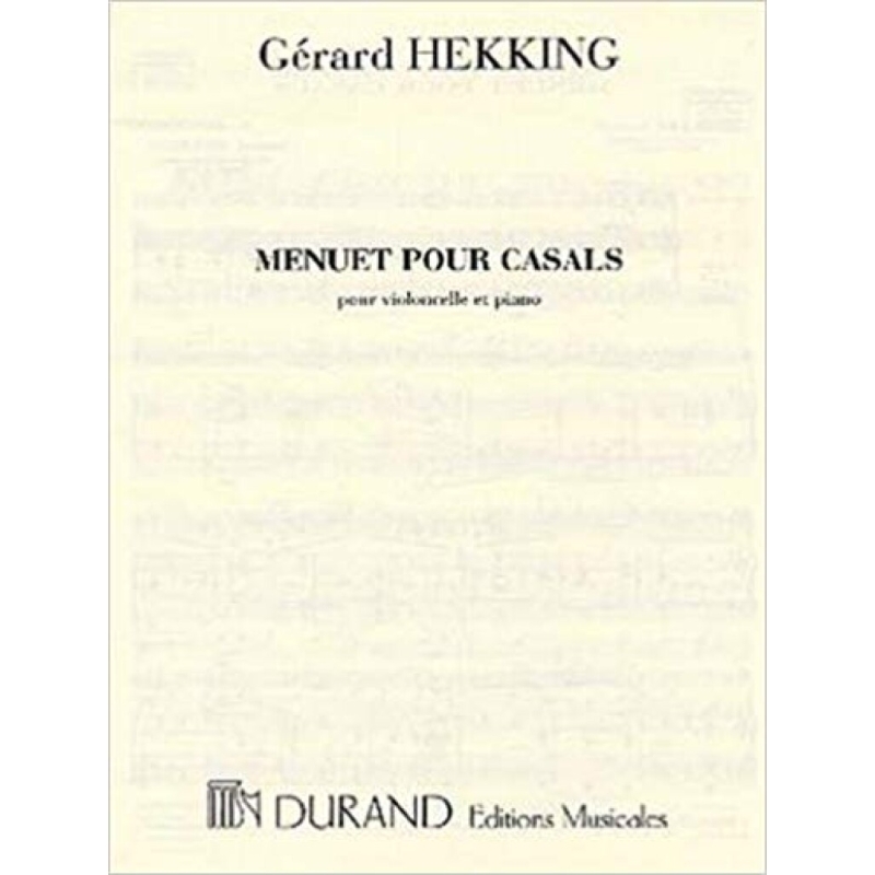 Hekking, Gerhard - Menuet pour Casals