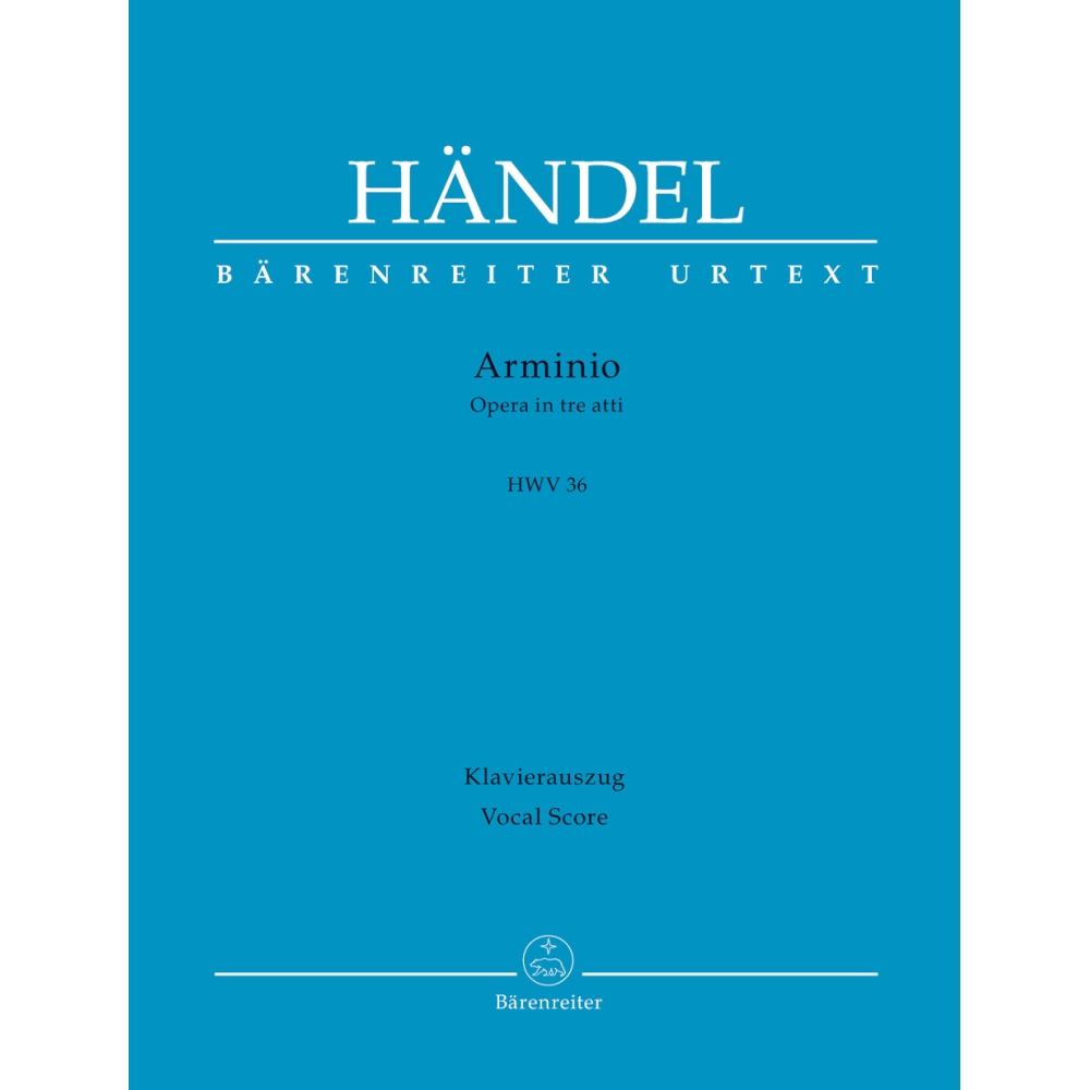 Arminio (HWV 36) Vocal Score - George Frideric Handel