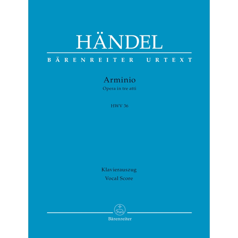 Arminio (HWV 36) Vocal Score - George Frideric Handel