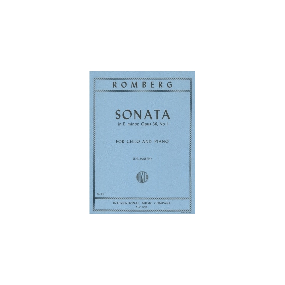Romberg, Bernhard - Sonata op. 38, 1