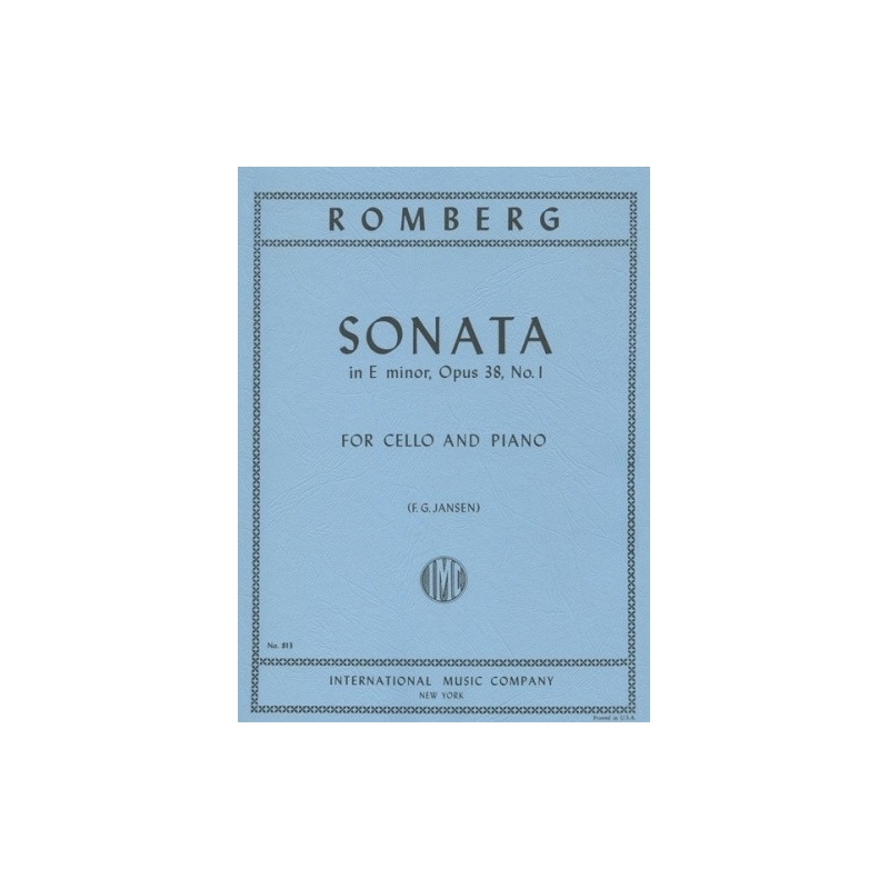 Romberg, Bernhard - Sonata op. 38, 1