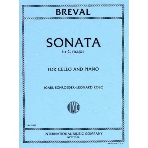 Bréval, Jean Baptiste - Sonata in C major for Cello and Piano