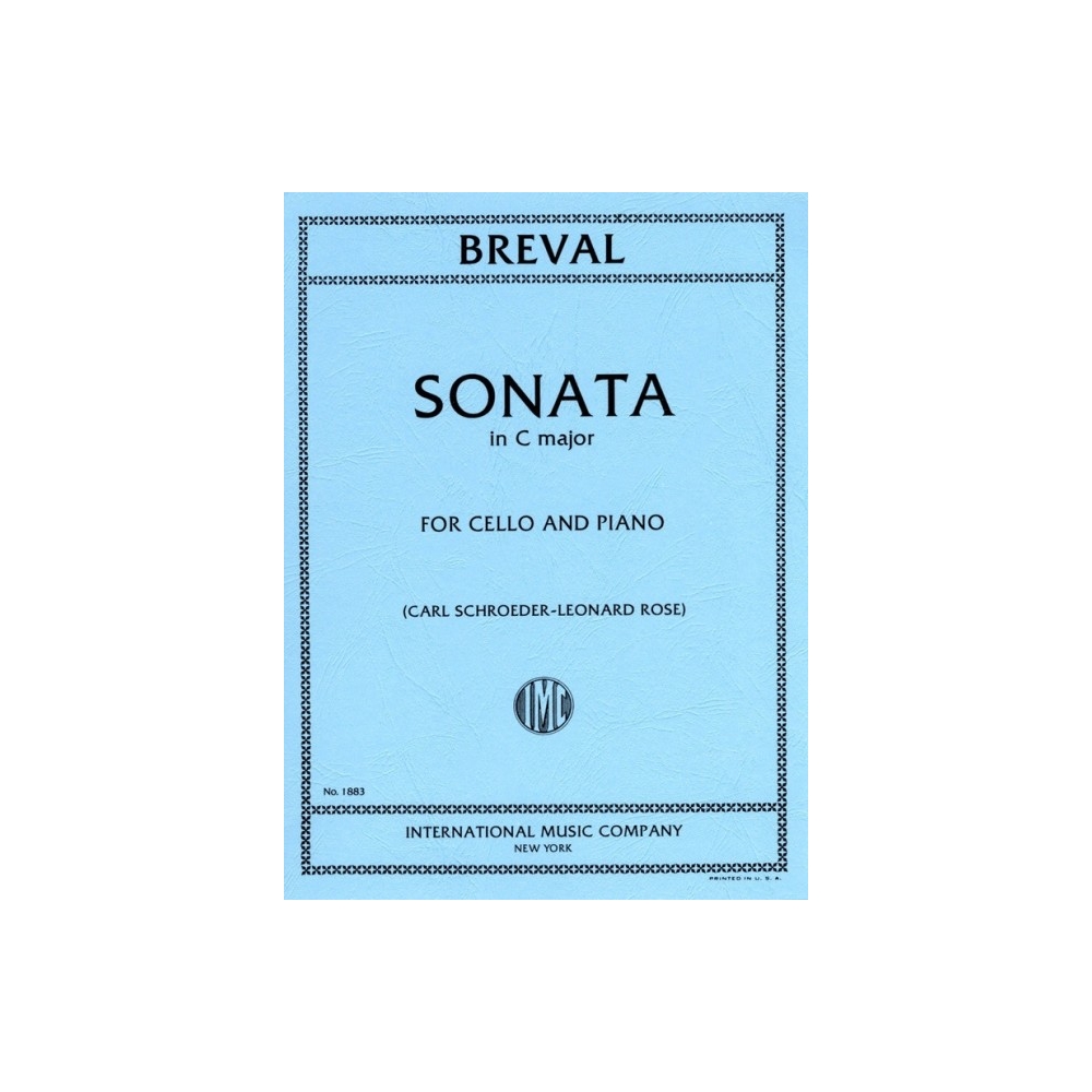 Bréval, Jean Baptiste - Sonata in C major for Cello and Piano