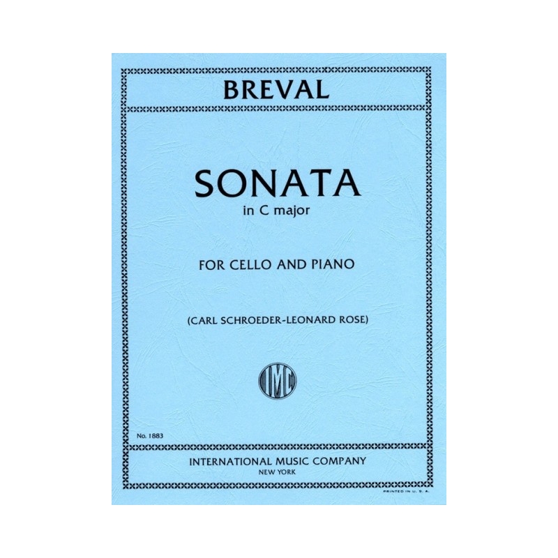 Bréval, Jean Baptiste - Sonata in C major for Cello and Piano