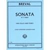 Bréval, Jean Baptiste - Sonata in C major for Cello and Piano