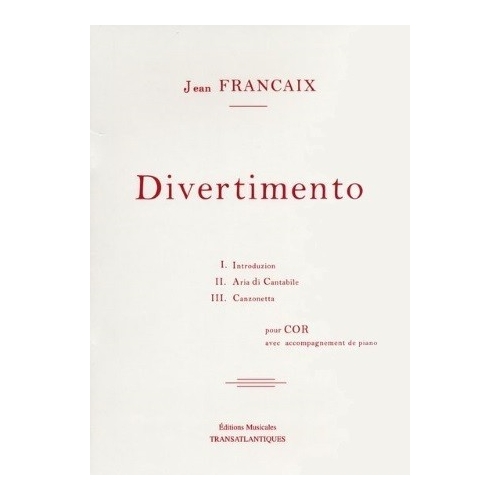 Françaix,  Jean - Divertimento