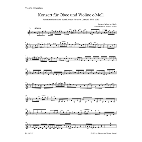 Concerto for Violin and...